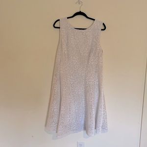 White floral lace dress 18/20